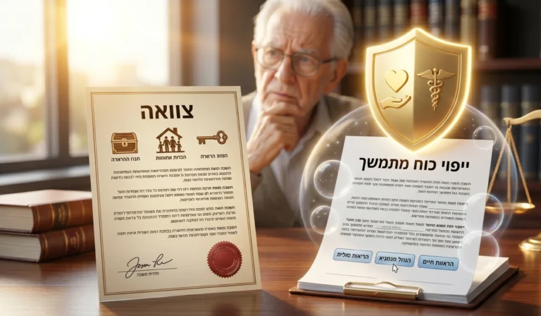 "כבר יש לי צוואה, בשביל מה אני צריך ייפוי כוח מתמשך?"