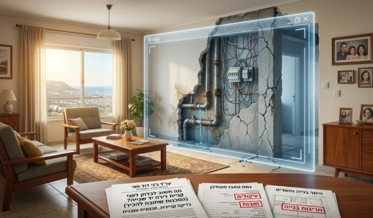 מה חשוב לבדוק לפני קניית דירה יד שנייה? (הסכנות שחובה להכיר)